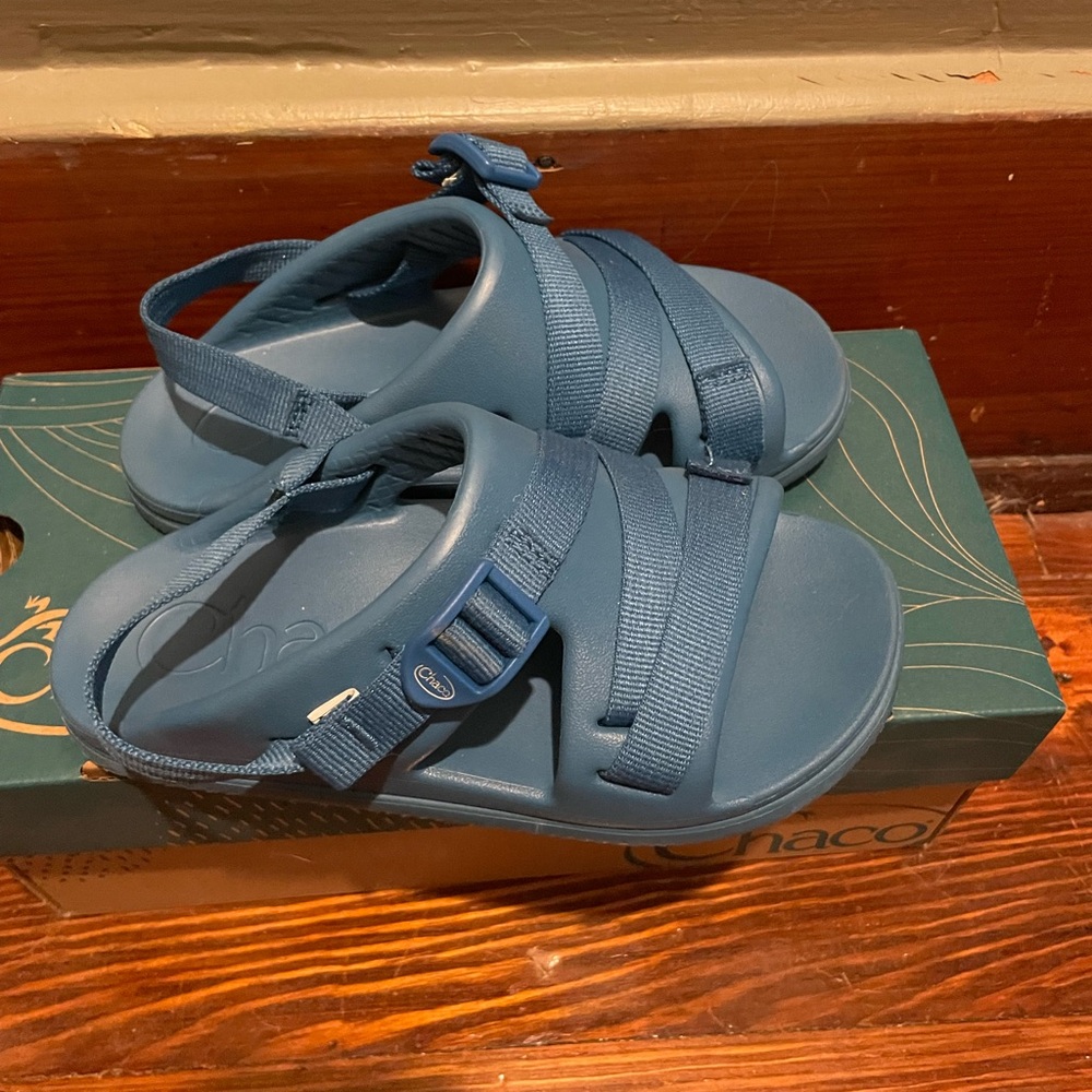 Chaco Blue Sport Sandals with Adjustable Straps